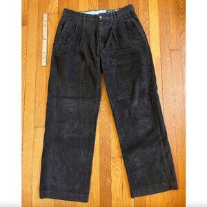 Eddie Bauer Vintage Brown Pinwale Corduroy Pants, Men's 31x30